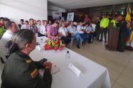 Policía se reunió con gerentes de transporte público en el Tolima 