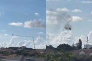 Helicóptero se estrella contra un edificio en Florida 