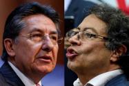Néstor Humberto Martínez y Gustavo Petro