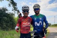 Óscar Varela y Jesús Gerardo Vargas, deportistas tolimenses del Paracycling