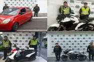 Recuperan en Ibagué un automóvil y tres motocicletas hurtadas en el país