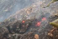 Incendio subterráneo Icononzo