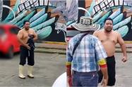 Autoridades se pronunciaron frente al caso donde un hombre dijo ser ‘paraco’ en la Plaza del Jardín