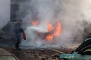 Bombardeo en Israel