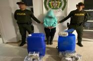 Otra mujer fue capturada movilizándose con 15 kilogramos de marihuana por zona rural de Roncesvalles