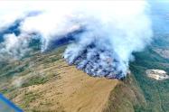 Incendio forestal Purificación