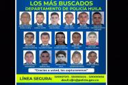 Presenta cartel de los hombres más buscados en el Huila