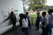 Vagón Escuela Metro ubicado en el Parque de los Niños 