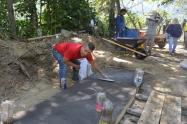 Construcción de placas huellas en zona rural de Ibagué