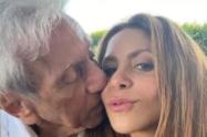 Shakira junto a su padre, don William Mebarak.