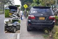 Tras violento accidente quedaron 6 personas heridas sobre la Guabinal