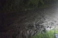 Rio Combeima enfurecido
