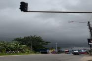 Intersección semafórica Santa Ana