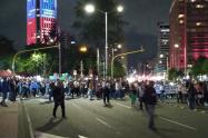 Protesta de Sanitas en Bogotá