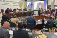 Trámite de la reforma laboral en la Comisión Séptima de la Cámara. 