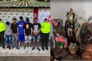 En Lérida (Tolima) fue desarticulada la banda denominada como 'Los primos'.