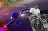 Falleció Fabián Jara, un motociclista que viajaba de Cali a Girardot, a pasar la Navidad con su familia