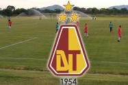 Entrenamiento Deportes Tolima, sede deportiva