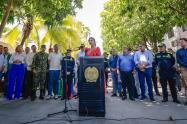 Gobernadora del Tolima señaló que la seguridad en los municipios es la mayor prioridad en su mandato