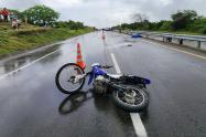 Referencia accidente moto