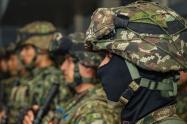Soldados del Ejército Nacional liberados en el Cauca