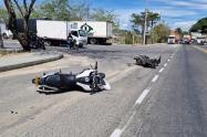 La vía cobró otra vida: grave accidente dejó un muerto y un herido