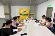 Alcaldesa de Ibagué - reunión IMDRI 