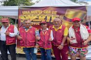 Los loteros homenajeados en la Carrera Atlética Donde Corre la Suerte