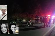 Tres personas asesinadas sobre la Ruta 45 en el  Huila