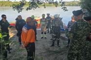 Dos de los tres oficiales desaparecidos en el río Magdalena fueron encontrados sin vida