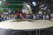En Yaguará, Huila, se elaboró el quesillo más grande del mundo.