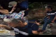 Adulto mayor rescatado barrio Independiente parte alta 