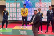 Samuel Gualtero se colgó la de oro en el Sudamericano de esgrima