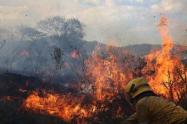 27 municipios del Tolima en alerta roja por incendios forestales