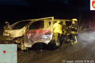 Vehículo Incinerado | Hurto a Vehículo | Vehículo de Transporte de Pasajeros | Septiembre 2025