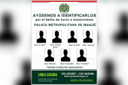 Difunden cartel de los más buscados por hurto de motocicletas en Ibagué