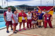 Delegación tolimense de natación con discapacidad intelectual