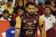 El volante Juan Pablo Nieto, capitán de campo del Deportes Tolima