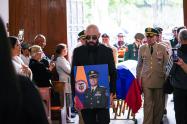 Con honores fue despedido en Ibagué el coronel Granados, asesinado en Cauca