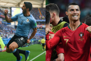 Luis Suárez y Cristiano Ronaldo 