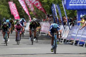 Ómar Mendoza, corredor del Team Medellín, en la primera etapa del Clásico RCN