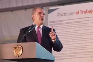 Presidente colombiano, Iván Duque Márquez.