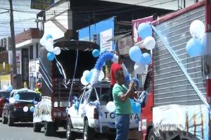 Caravana Día de la Virgen del Carmen, en Bogotá.