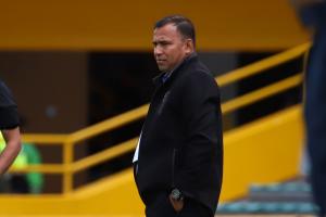 Hárold Rivera, técnico de Santa Fe
