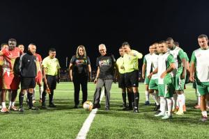 Con la visita del “Pibe” Valderrama, fue habilitado el estadio alterno de fútbol