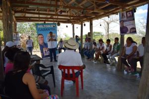 Milton Restrepo, ratificó su compromiso con las comunidades indígenas