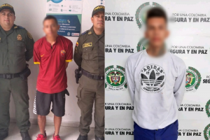 Los delincuentes fueron presentados ante el Palacio de Justicia