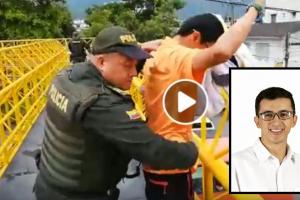Policía retuvo a líder 