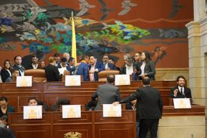 Plenaria de la Cámara de Representantes paro