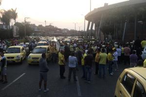 Taxistas de Ibagué.